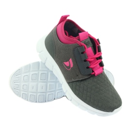 Gray Befado Sports 516Y032 grey pink 3