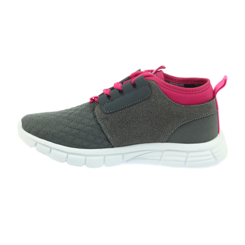Gray Befado Sports 516Y032 grey pink 2