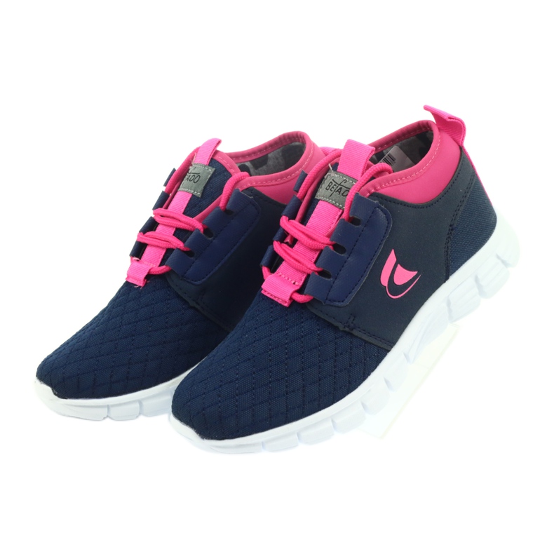 Befado children's sports shoes 516Y034 navy blue pink 4