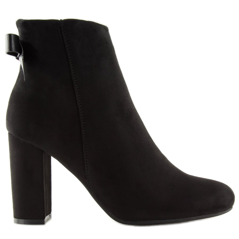 Black high-heeled boots E5120 Black 1
