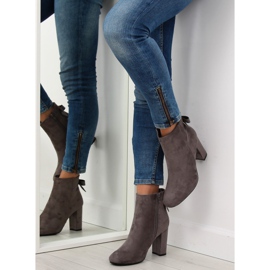 Gray High-heeled boots E5120 L.GRAY grey 2