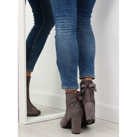 Gray High-heeled boots E5120 L.GRAY grey 1