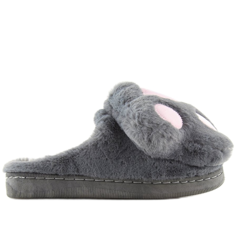 Gray women's slippers DD93 gray grey 1