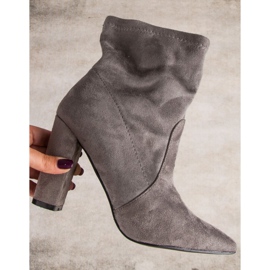 Seastar Gray suede boots grey 1