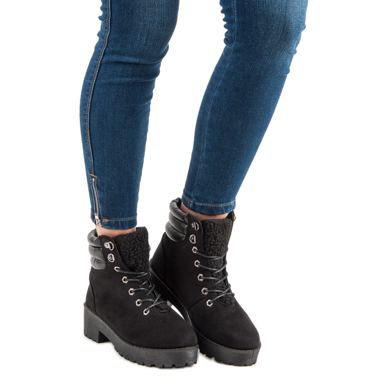 Suede Trappers black 1