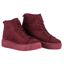 Wilady Sneakers over the ankle red 2