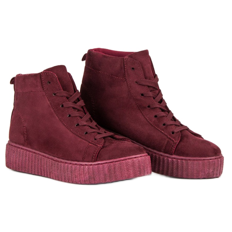 Wilady Sneakers over the ankle red 2