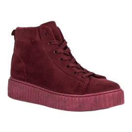 Wilady Sneakers over the ankle red 4