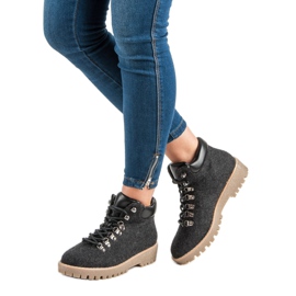 Bestelle Fashionable felt trappers black 1 Bestelle Fashionable felt trappers black 1