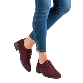 Seastar Tied burgundy boots red 1