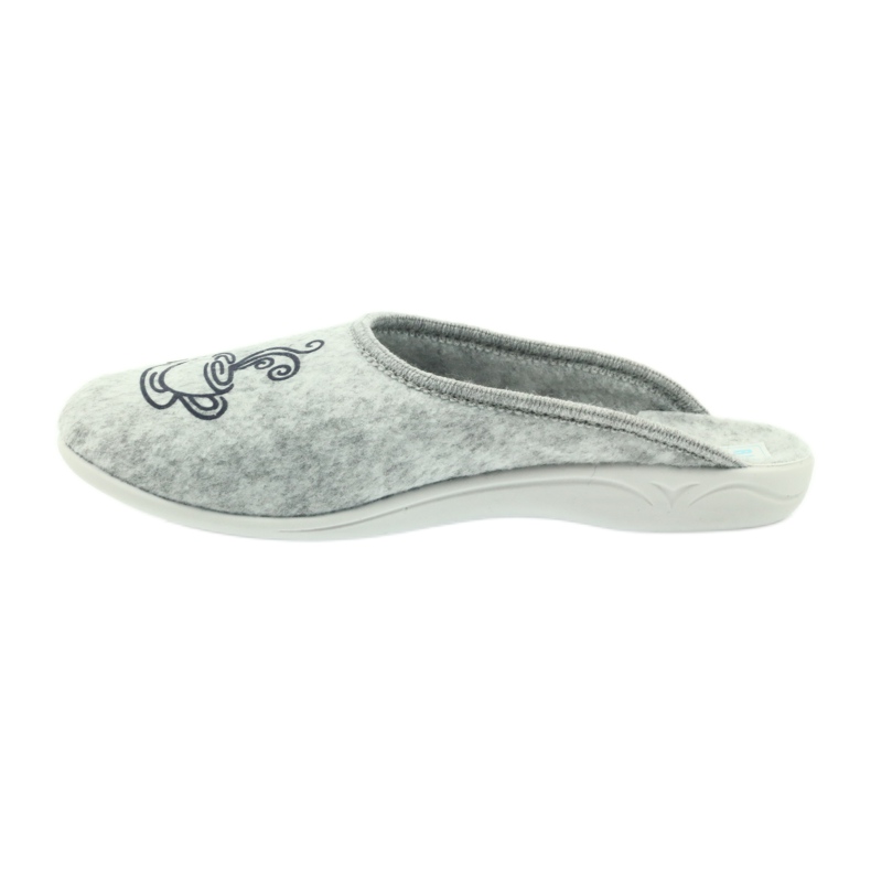 Felt slippers Adanex coffee grey 2