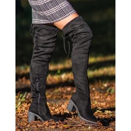 Seastar High suede boots black 2