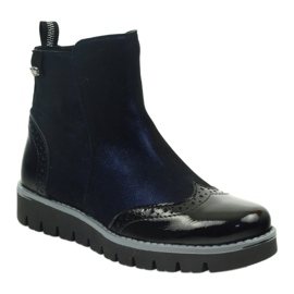 Insulated boots Ren But 4379 navy blue black 1 Insulated boots Ren But 4379 navy blue black 1
