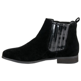 Black Suede Jodhpur boots 1