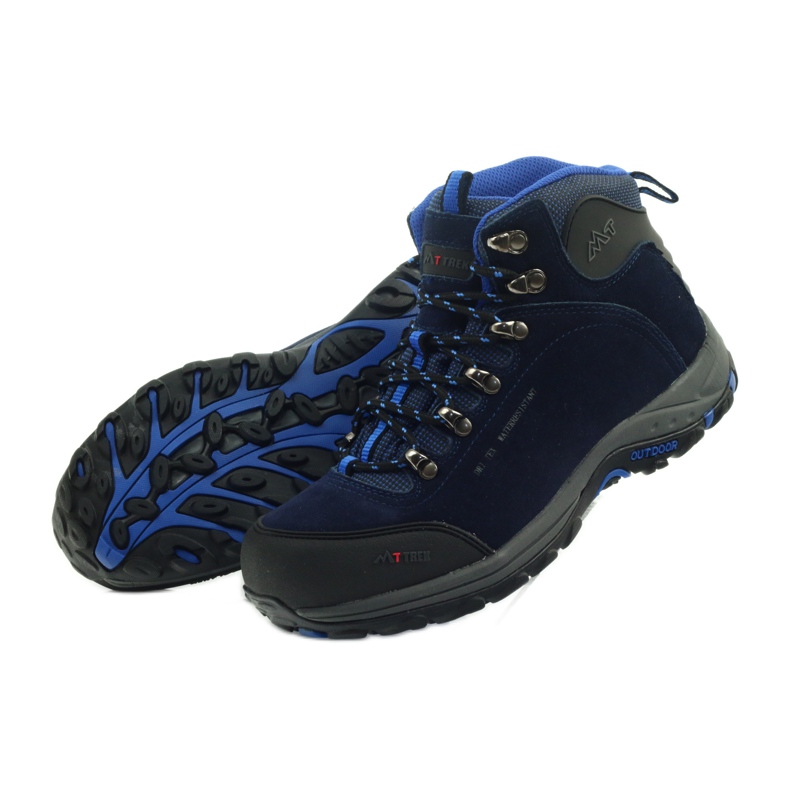 Boots with MT TREK 013 membrane black navy blue 4