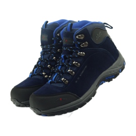 Boots with MT TREK 013 membrane black navy blue 3