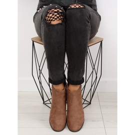 Women's beige boots L3526 Khaki 2 Women's beige boots L3526 Khaki 2