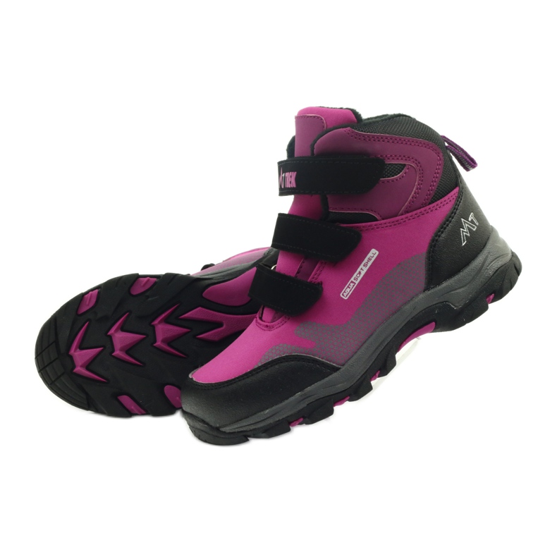 Mttrek Velcro booties MT TREK 011 fuchsia black violet pink 5