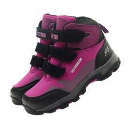 Mttrek Velcro booties MT TREK 011 fuchsia black purple pink 4