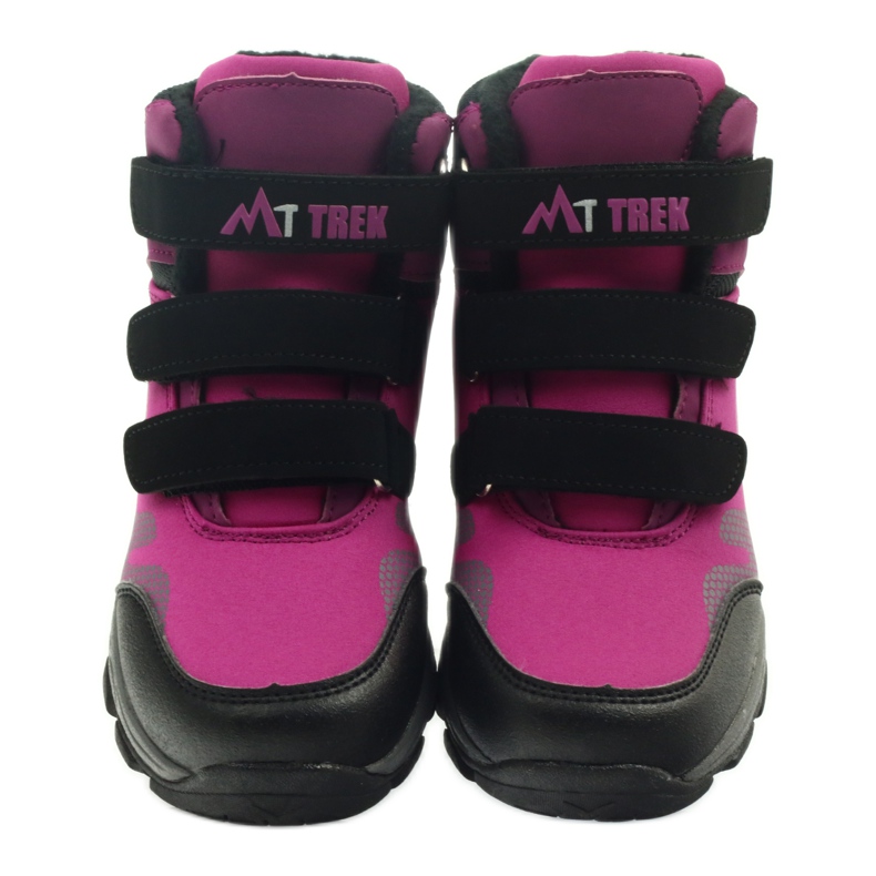 Mttrek Velcro booties MT TREK 011 fuchsia black violet pink 3