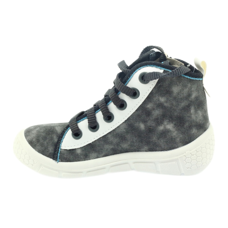 Befado children's shoes sneakers slippers 547x001 white blue grey 2