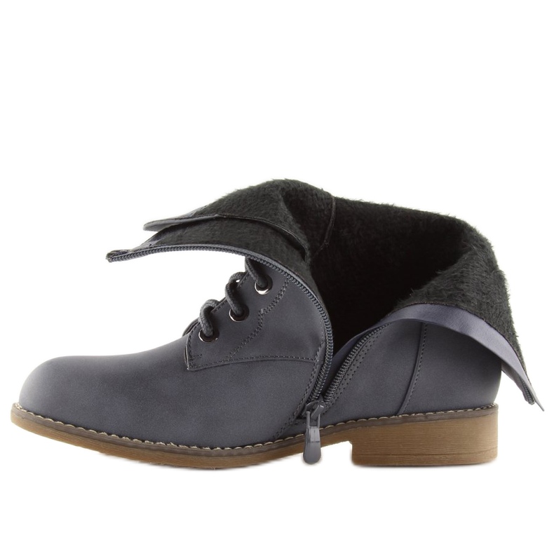 Lace-up boots blue blue 168-177 Blue 2