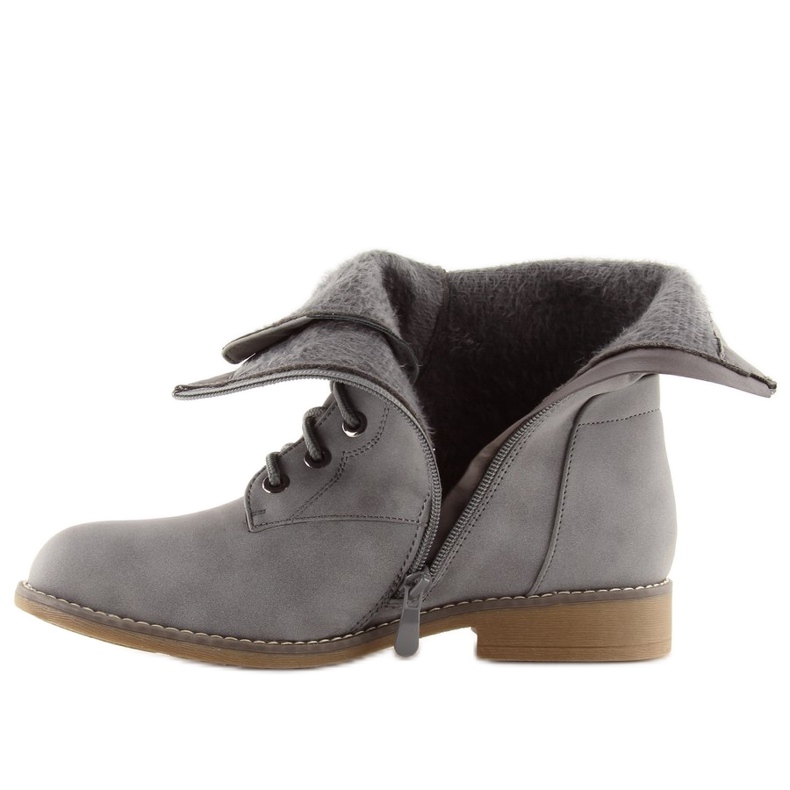 Lace-up boots gray workery 168-177 Gray grey 2