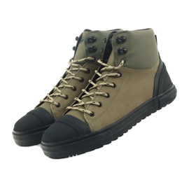 Armani Jeans Man Leather Sneaker green 3 Armani Jeans Man Leather Sneaker green 3