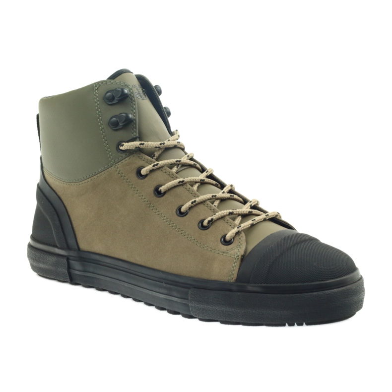 Armani Jeans Man Leather Sneaker green 1