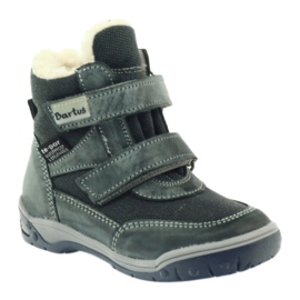 Leather boots with a Bartuś membrane boots grey 1