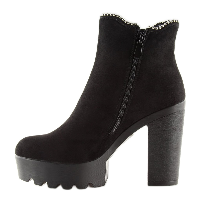 Black platform boots 123-30 Black 1