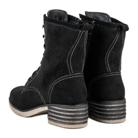 Filippo Black Suede Workers 2