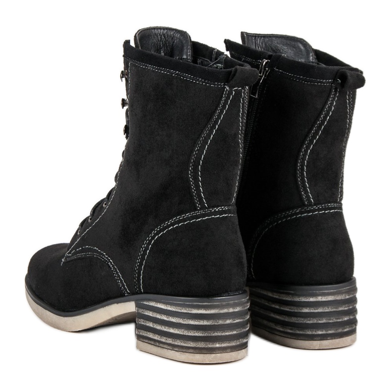 Filippo Black Suede Workers 2