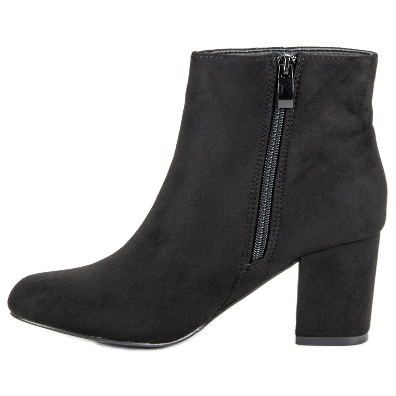 Mannika Suede Booties On A Bar black 1