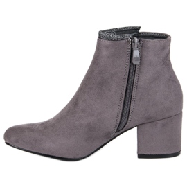 Comer Gray high-heeled boots grey 1