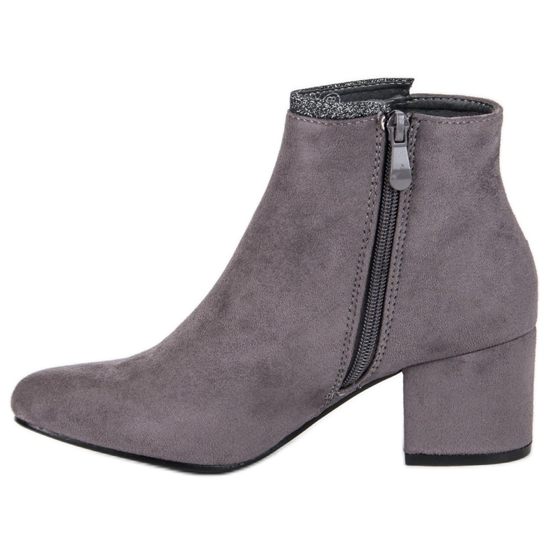 Comer Gray high-heeled boots grey 1