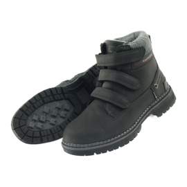 American Club Velcro boot boots 708121 black grey 4