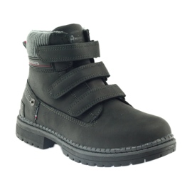 American Club Velcro boot boots 708121 black grey 1