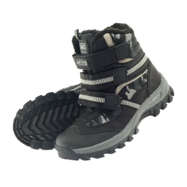 American Club American boots bootees winter boots 87433 black white grey 4 American Club American boots bootees winter boots 87433 black white grey 4