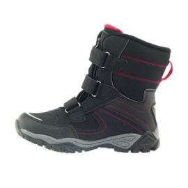 American Club American boots winter boots with a membrane of 1809 black red 2