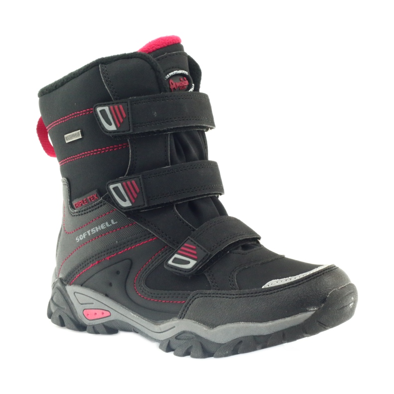 American Club American boots winter boots with a membrane of 1809 black red 1 American Club American boots winter boots with a membrane of 1809 black red 1