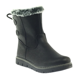 American Club American high boots winter boots with tin black 1