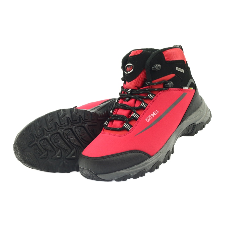 American Club Softshell trekking with a membrane black red 5