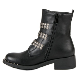 Sixth Sense Black bikers boots 2