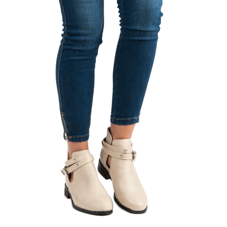 Beige fashion boots 1 Beige fashion boots 1