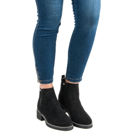 Suede Chelsea boots vices black 1