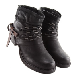 Black Workery boots for women FM567 Black 1