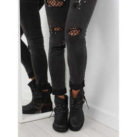 Black Workery boots for women FM567 Black 2