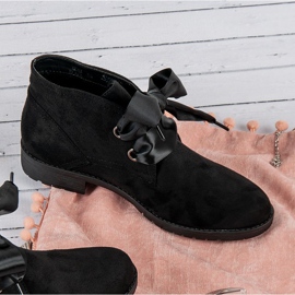 Seastar Suede lace-up boots black 2