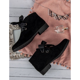 Seastar Suede lace-up boots black 1